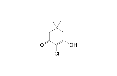 2-Cyclohexen-1-one, 2-chloro-3-hydroxy-5,5-dimethyl-
