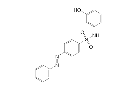 Benzenesulfonamide, N-(3-hydroxyphenyl)-4-[2-phenyldiazenyl]-