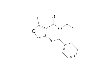 3-[2'-Phenylethylidene]-4-(ethoxycarbonyl)-5-methyl-2,3-dihydrofuran