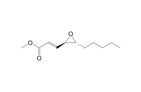Methyl (E)-3-[(2R,3R)-3-pentyloxiran-2-yl]prop-2-enoate