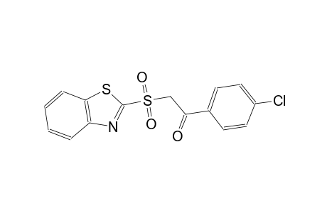 ethanone, 2-(2-benzothiazolylsulfonyl)-1-(4-chlorophenyl)-