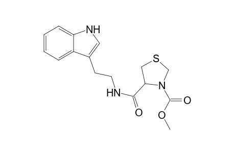 N-[N-(Methoxycarbonyl)thiazolidin-4-ylcarbonyl]tryptamine