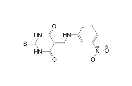 4,6(1H,5H)-pyrimidinedione, dihydro-5-[[(3-nitrophenyl)amino]methylene]-2-thioxo-