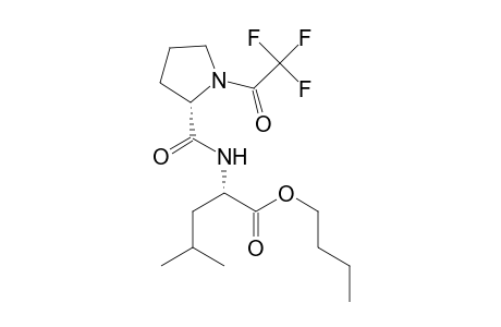 N-Tfa-L-prolylleucine butyl ester