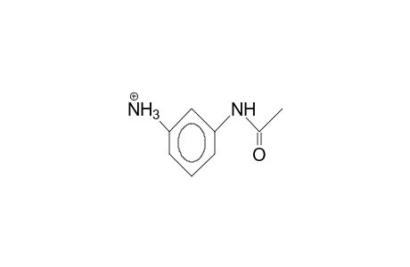 3-Ammonio-acetanilide cation