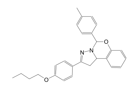 2-(4-butoxyphenyl)-5-(4-methylphenyl)-1,10b-dihydropyrazolo[1,5-c][1,3]benzoxazine