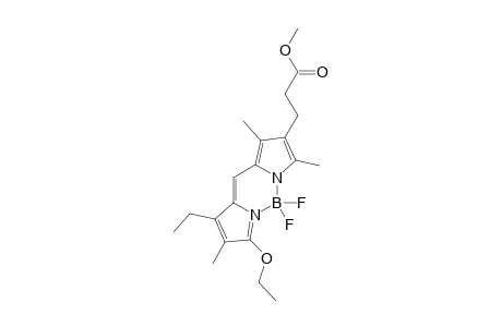 N,N'-DIFLUORYLBORYL-8-(3-CARBONYLMETHOXY-ETHYL)-2,7,9-TRIMETHYL-3-ETHYL-(11H)-DIPYRRIN-1-OL-ETHYLETHER