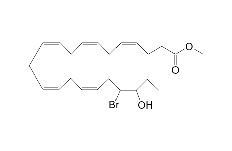 19-Bromo-20-hydroxydocosahexaenoic acid methyl ester