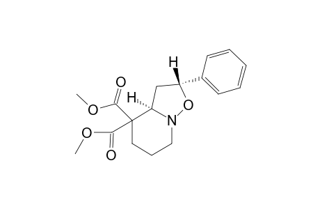 Dimethyl 8-phenyl-9-oxa-1-azabicyclononane-5,5-dicarboxylate