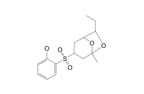 2-[(7-ethyl-5-methyl-6,8-dioxabicyclo[3.2.1]octan-3-yl)sulfonyl]phenol