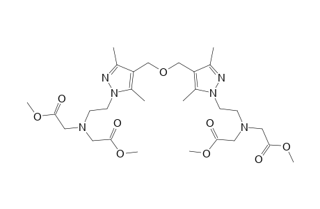{[2-(4-{1-[2-(Bismethoxycarbonylmethylamino)ethyl]-3,5-dimethyl-4-ylmethoxymethyl}-3,5-dimethylpyrazol-1-yl)ethyl]methoxycarbonylmethylamino}acetic acid methyl ester isomer