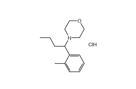 4-(o-METHYL-alpha-PROPYLBENZYL)MORPHOLINE, HYDROCHLORIDE