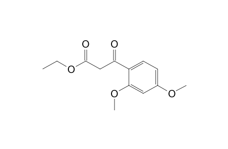 Benzenepropanoic acid, 2,4-dimethoxy-.beta.-oxo-, ethyl ester