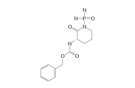 (3S)-3-BENZYLOXYCARBONYLAMINO-1-DIAMINOPHOSPHINYL-2-PIPERIDINONE