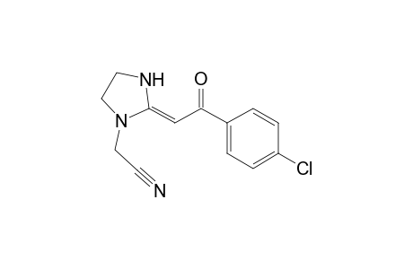 2-[(2E)-2-[2-(4-chlorophenyl)-2-keto-ethylidene]imidazolidin-1-yl]acetonitrile