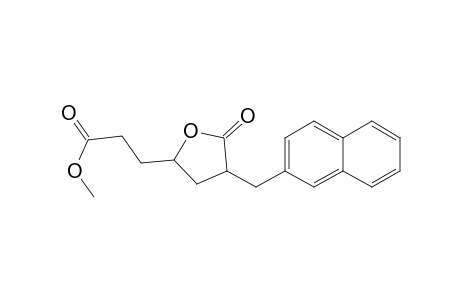 2-((2-oxo-5-(2-(methoxycarbonyl)ethyl)-perhydrofuran-3-yl)methyl)naphthalene