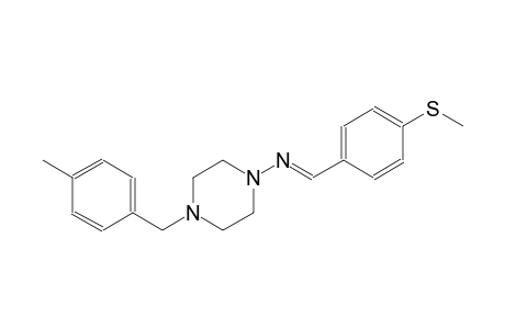 1-piperazinamine, 4-[(4-methylphenyl)methyl]-N-[(E)-[4-(methylthio)phenyl]methylidene]-