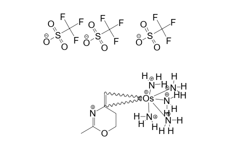 [OS(NH3)5(6-METHYL-3,4-DIHYDRO-5-OXA-2-PYRIDONE-METHIDE).(HOTF)](OTF)2