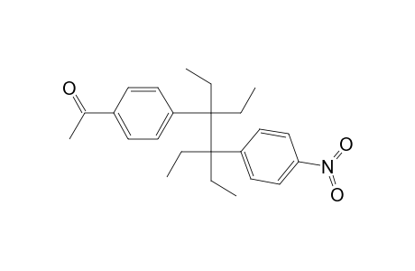 Ethanone, 1-[4-[1,1,2-triethyl-2-(4-nitrophenyl)butyl]phenyl]-
