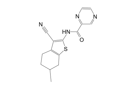 N-(3-cyano-6-methyl-4,5,6,7-tetrahydro-1-benzothien-2-yl)-2-pyrazinecarboxamide