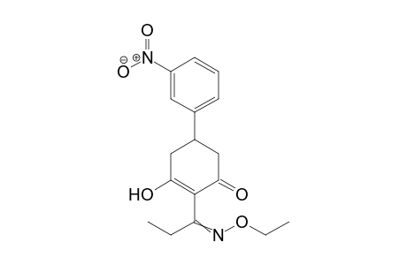 2-Cyclohexen-1-one, 2-[1-(ethoxyimino)propyl]-3-hydroxy-5-(3-nitrophenyl)-