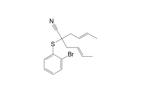 2-(o-Bromophenylsulfenyl)-2-(2-butenyl)-4-hexenenitrile