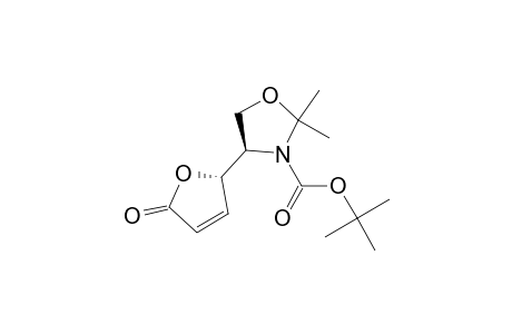 3-Oxazolidinecarboxylic acid, 4-(2,5-dihydro-5-oxo-2-furanyl)-2,2-dimethyl-, 1,1-dimethylethyl ester, [S-(R*,S*)]-