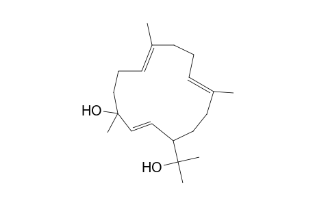 (2E,7E,11E)-1,7,11-trimethyl-4-(2-oxidanylpropan-2-yl)cyclotetradeca-2,7,11-trien-1-ol