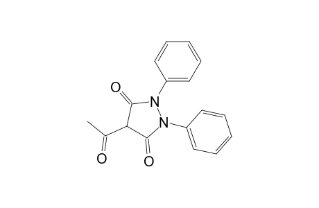 4-Acetyl-1,2-diphenyl-3,5-pyrazolidinedione