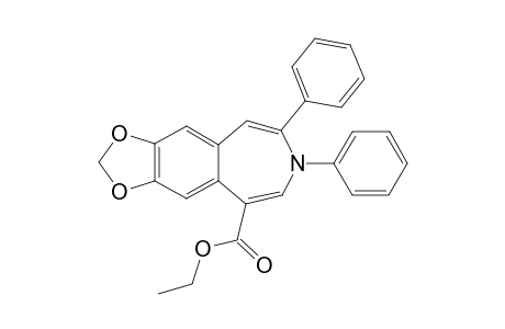 Ethyl 7,8-diphenyl-7H-[1,3]dioxolo[4',5':4,5]benzo[1,2-d]azepine-5-carboxylate