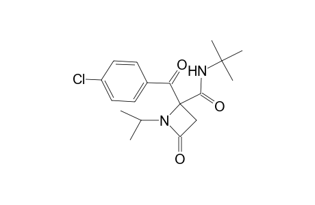 N-(tert-Butyl)-2-(4-chlorobenzoyl)-1-isopropyl-4-oxoazetidine-2-carboxamide