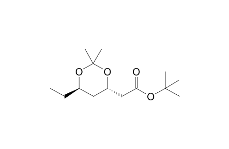 tert-Butyl (-)-(3S,5R)-3,5-(Isopropylidenedioxy)heptanoate