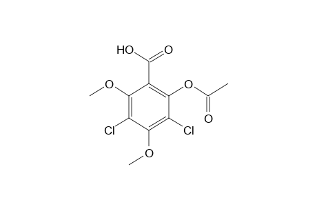 3,5-DICHLORO-4,6-DIMETHOXYSALICYLIC ACID, ACETATE