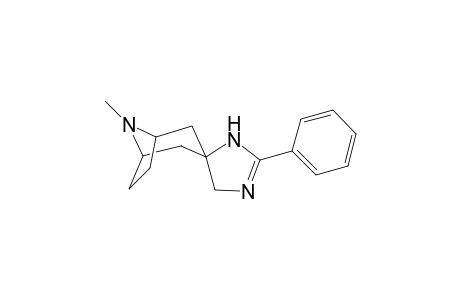 2'-Phenyl-8-methyl-8-azabicyclo[3.2.1]octane-3-spiro-4'(5')-imidazoline