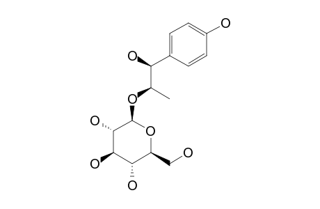 (1'R,2'R)-1'-(4-HYDROXYPHENYL)-PROPANE-1',2'-DIOL-2'-O-BETA-D-GLUCOPYRANOSIDE