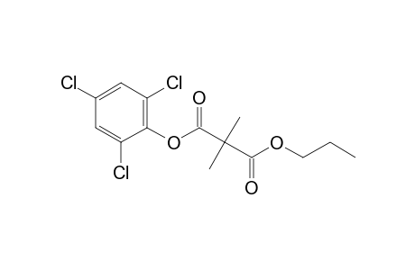 Dimethylmalonic acid, propyl 2,4,6-trichlorophenyl ester