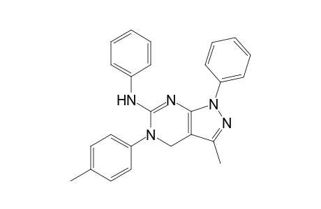 6-Phenylamino-1-phenyl-3-methyl-5-(4-methylphenyl)-4,5-dihydro-1H-pyrazolo[3,4-d]pyrimidine
