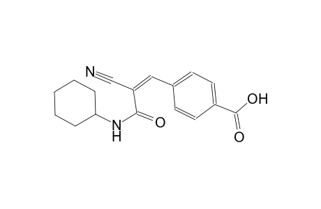 4-[(1Z)-2-cyano-3-(cyclohexylamino)-3-oxo-1-propenyl]benzoic acid