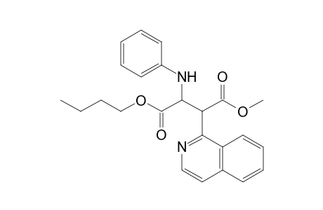 Butyl 2-anilino-3-(isoquinolin-1'-yl)-3-(methoxycarbonyl)propionate