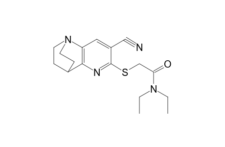 Acetamide, 2-[[4-cyano-1,6-diazatricyclo[6.2.2.0(2,7)]dodeca-2(7),3,5-trien-5-yl]thio]-N,N-diethyl-