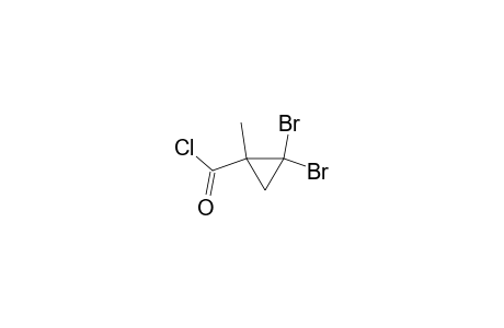 2,2-bis(bromanyl)-1-methyl-cyclopropane-1-carbonyl chloride