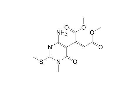 (Z)-2-[4-amino-1-methyl-2-(methylthio)-6-oxo-5-pyrimidinyl]-2-butenedioic acid dimethyl ester