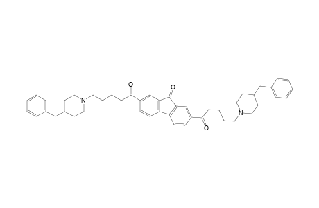 2,7-bis[5-(4-benzylpiperidino)valeryl]fluoren-9-one