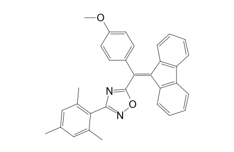 5-[9-fluorenylidene-(4-methoxyphenyl)methyl]-3-(2,4,6-trimethylphenyl)-1,2,4-oxadiazole