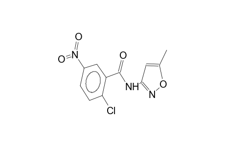 N-(5-methyl-3-isoxazolyl)-2-chloro-5-nitrobenzamide