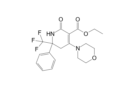 4-(4-morpholinyl)-6-oxo-2-phenyl-2-(trifluoromethyl)-1,3-dihydropyridine-5-carboxylic acid ethyl ester