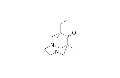 1,8-Diethyl-3,6-diazahomoadamantan-9-one