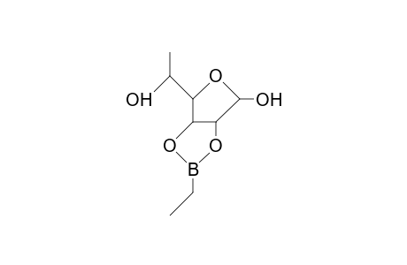 6-Deoxy-2,3-O-ethylboranedyl-A-L-mannofuranose