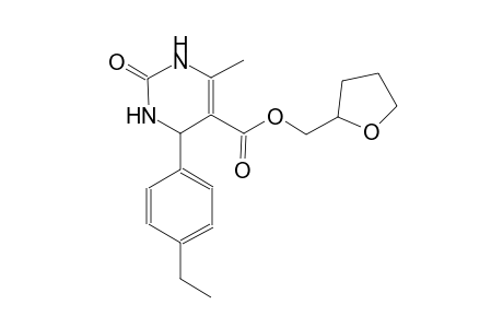5-pyrimidinecarboxylic acid, 4-(4-ethylphenyl)-1,2,3,4-tetrahydro-6-methyl-2-oxo-, (tetrahydro-2-furanyl)methyl ester