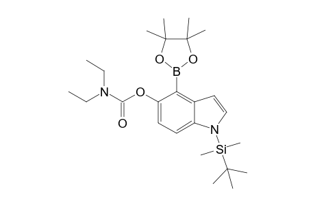 1-(tert-butyldimethylsilyl)-4-(4,4,5,5-tetramethyl-1,3,2-dioxaborolan-2-yl)-1H-indol-5-yl diethylcarbamate